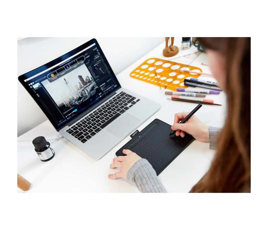 Wacom Intuos CTL-4100 WL Small Black Free Tote Bag - Sinar Photo